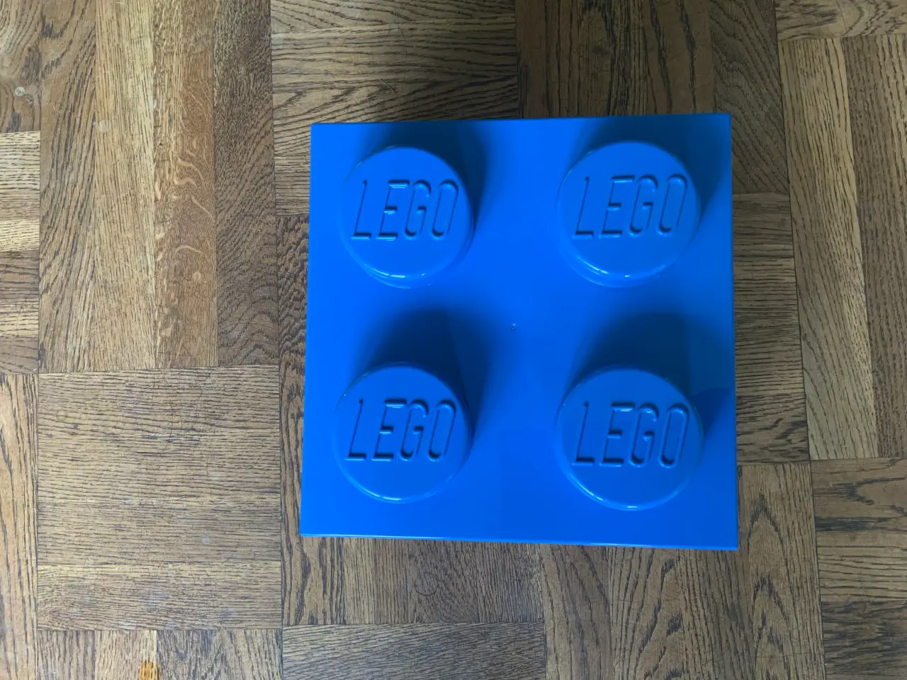 Billede 1 - LEGO OPBEVARINGSKASSE 4 KNOPS 25 CM BLÅ
