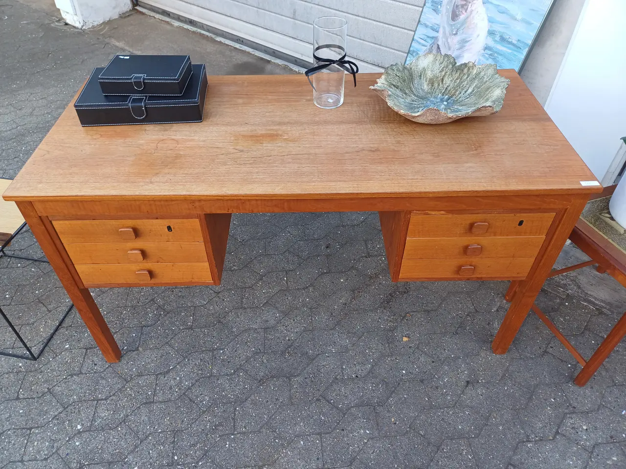 Billede 3 - Teak skrivebord