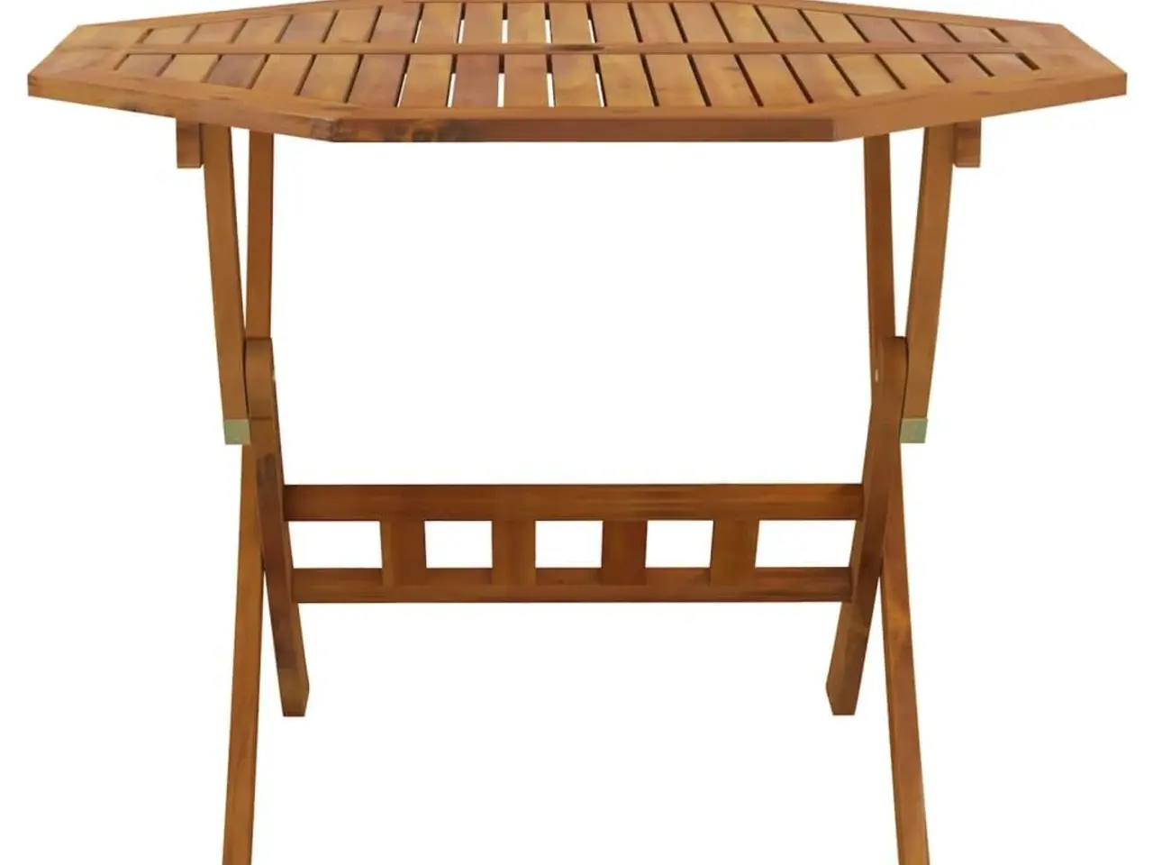 Billede 3 - Foldbart havebord i massivt akacietræ 90 x 75 cm