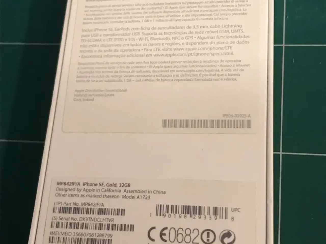Billede 3 - iPhone SE, 32 GB, guld, Perfekt.