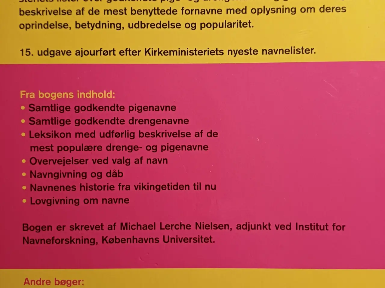 Billede 3 - "Hvad skal barnet hedde?"af Michael Lerche Nielsen