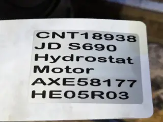 John Deere S690 Hydrostat Motor AXE58177