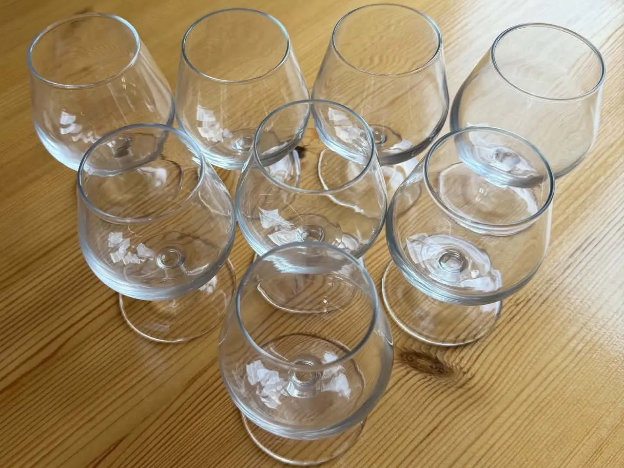 Billede 2 - 8 flotte cognacglas/ballonglas – Som nye!