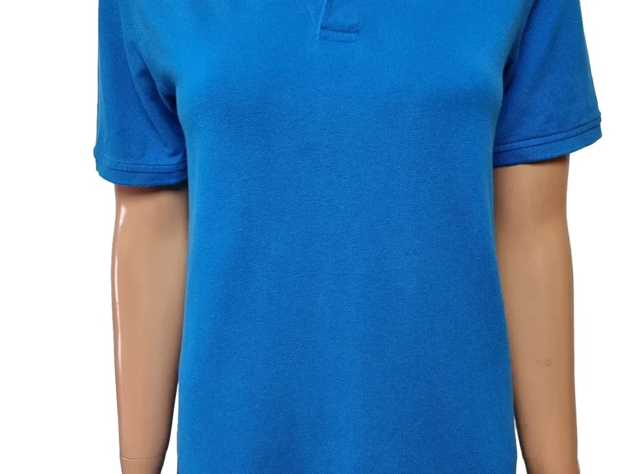 Billede 2 - T-shirt-Polo. Fra Tommy Hillfinger-Blå/str:Medium