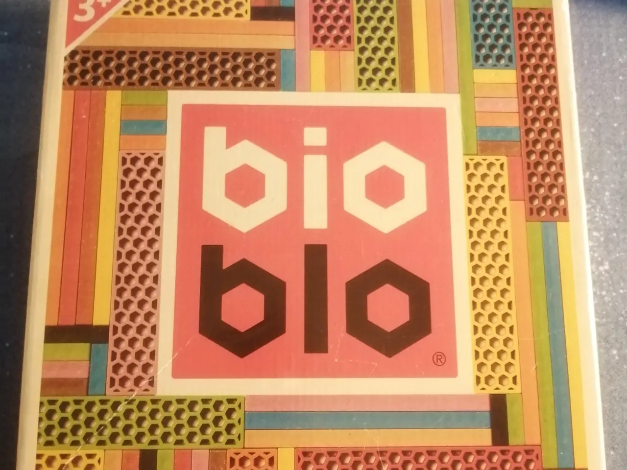 Billede 1 - Flot Kasse med Gamle Bio Blo Byggeklodser