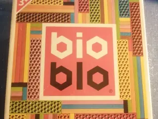 Flot Kasse med Gamle Bio Blo Byggeklodser