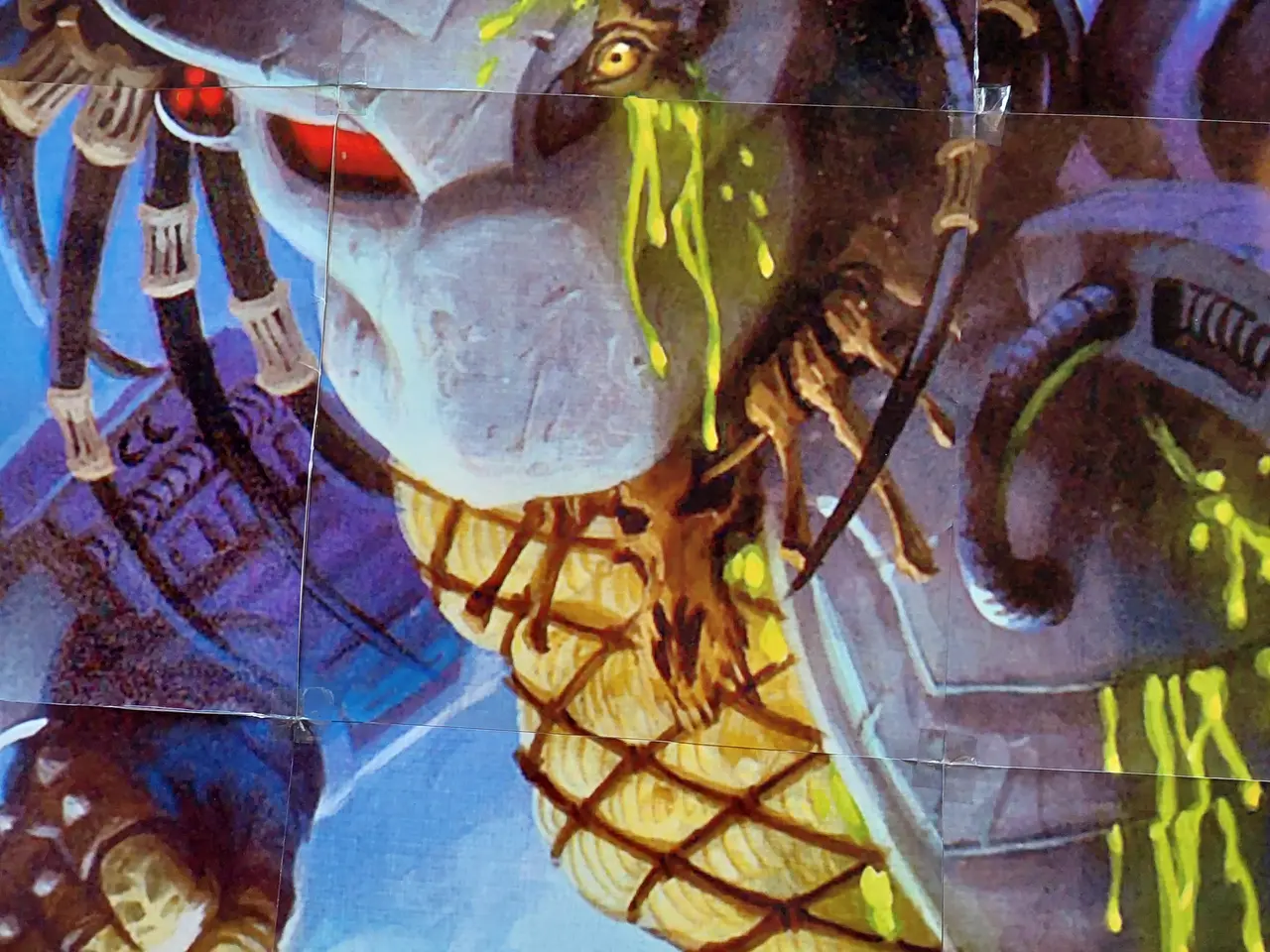 Billede 2 - Stor Predator Sci-Fi Plakat – 90 x 90 cm