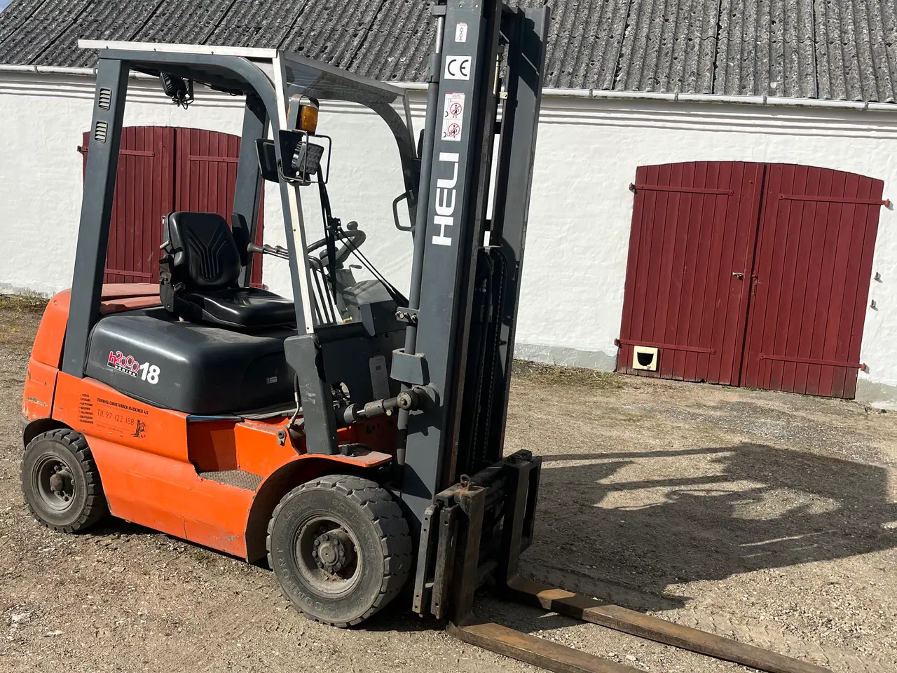 Billede 2 - Heli 1800kg diesel gaffeltruck med fuld friløft.