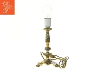 Klassisk bordlampe med pære (str. 35 cm)