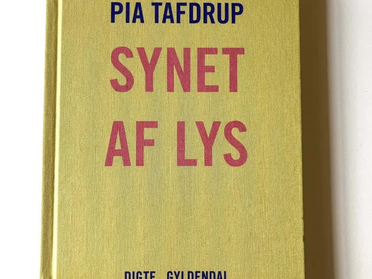 Billede 1 - Synet af lys : digte. Af Pia Tafdrup