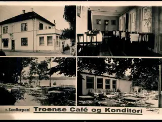 Troense Cafe og Konditori - Forokort u/n - Klippet !! - Ubrugt