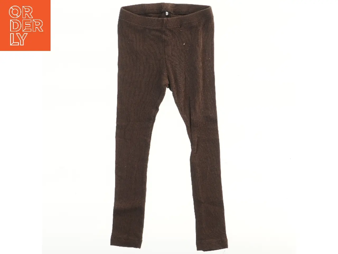 Billede 1 - Brune ribleggings fra Name It (str. 104)