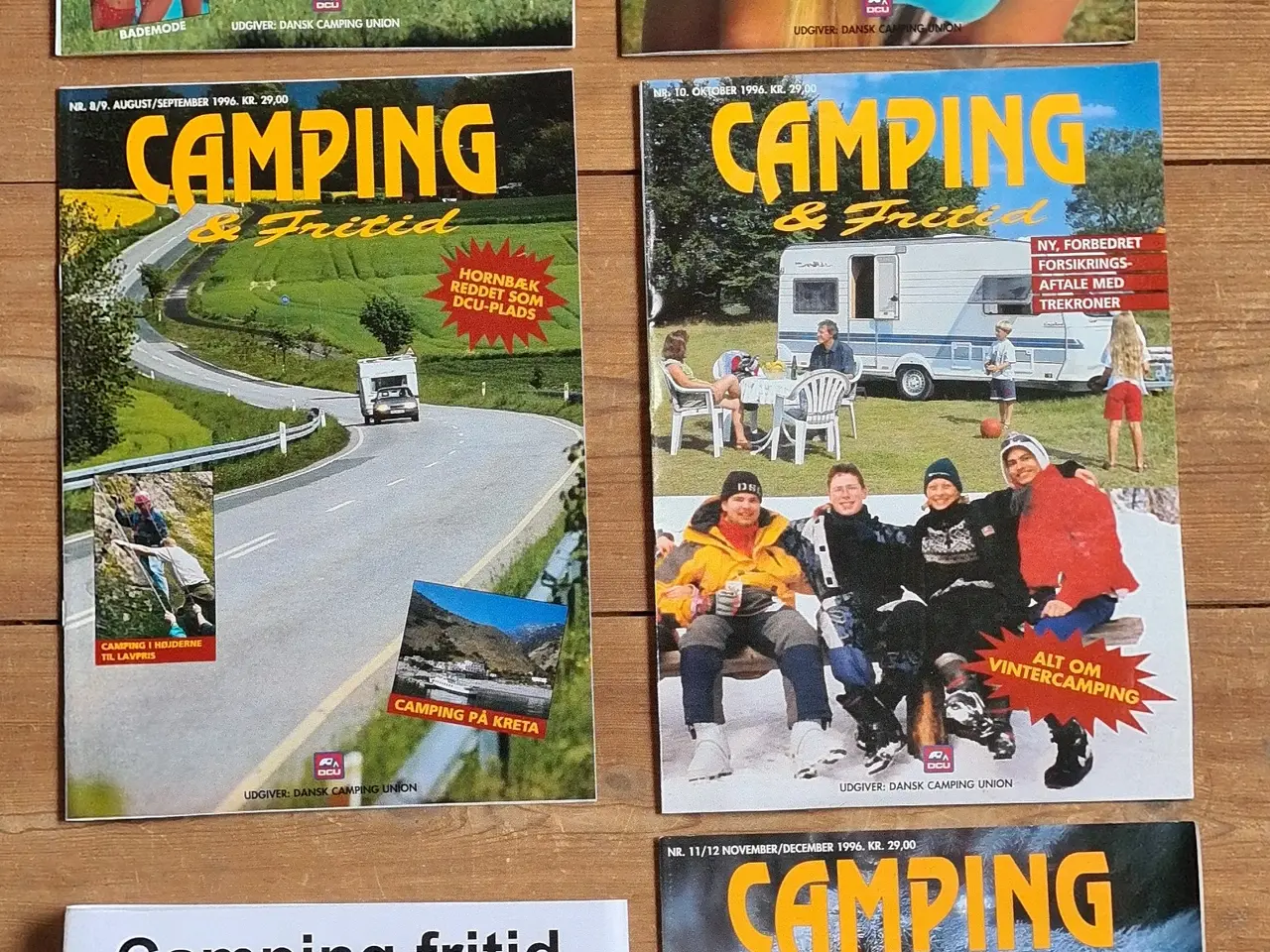 Billede 1 - Camping & Fritid magasiner 1996 9 blade