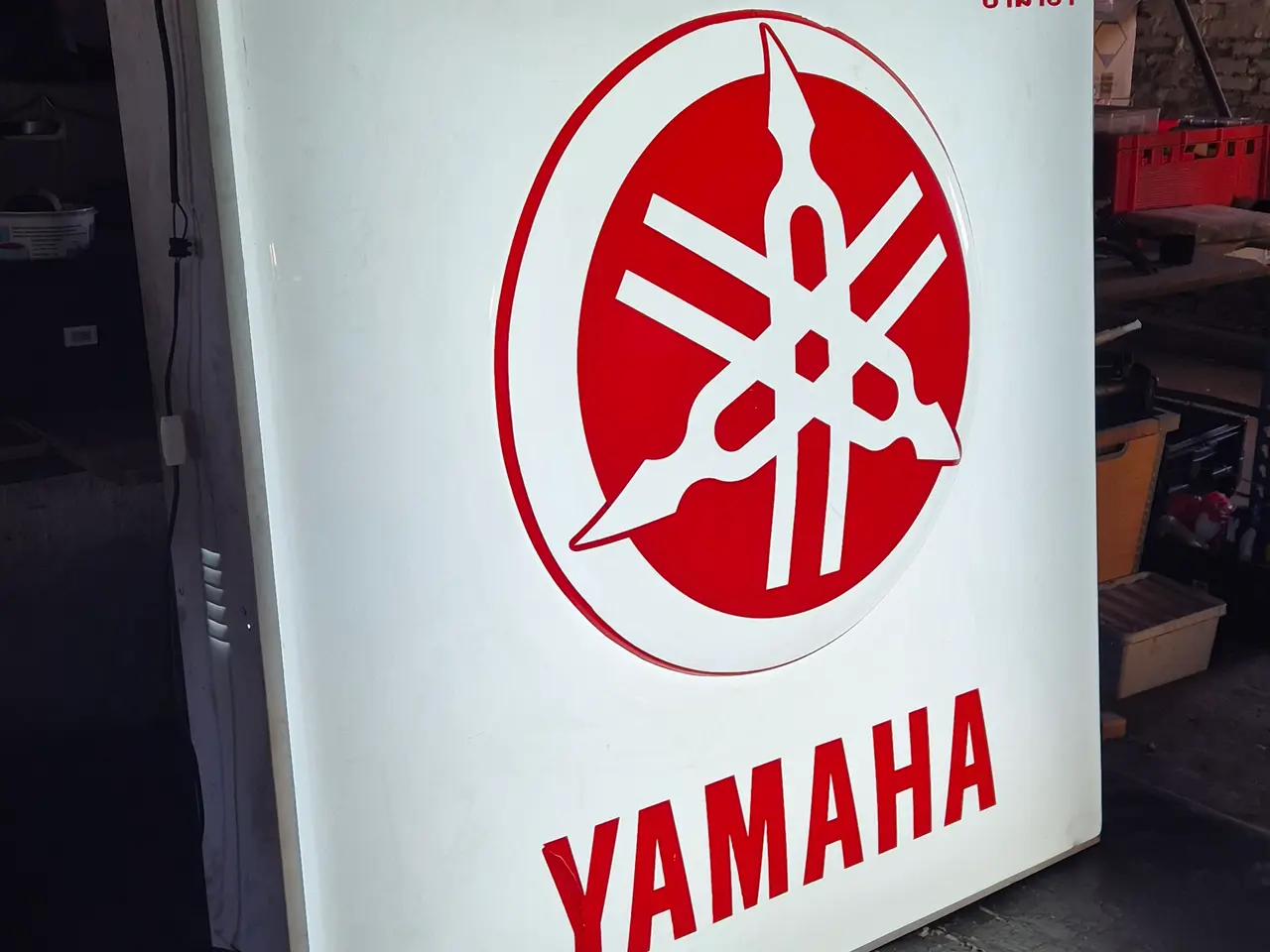 Billede 3 - Yamaha reklame skilt med lys
