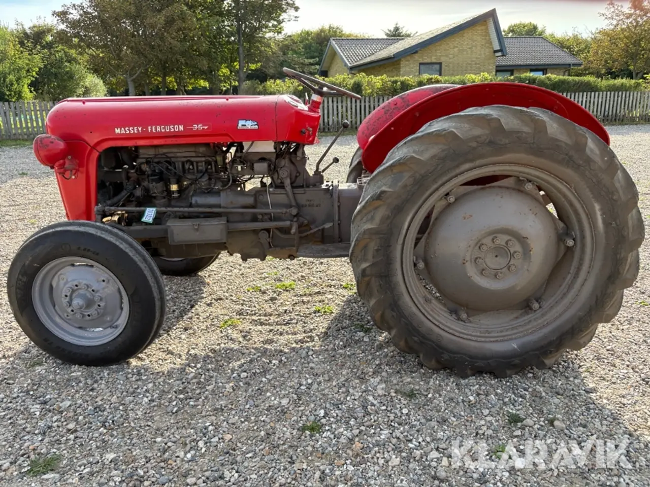 Billede 5 - Veterantraktor Massey Ferguson 35