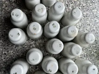 Gamle porcelæns klokker