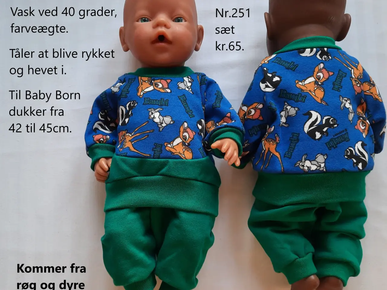 Billede 10 - Baby Born jeans sæt, joggingsæt og sko.