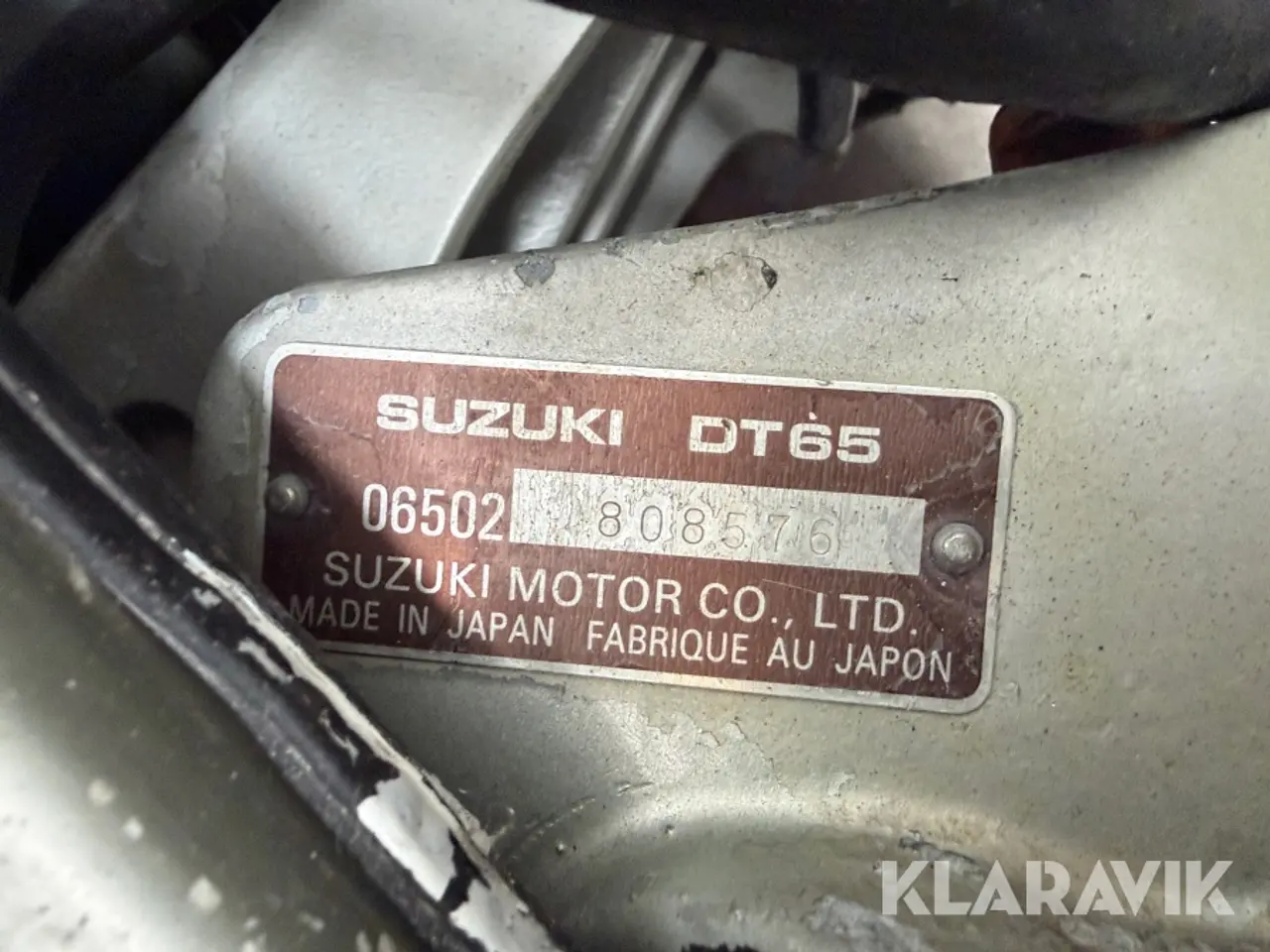 Billede 5 - Påhængsmotor Suzuki DT65 oil injection
