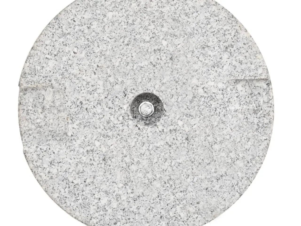Billede 7 - Parasolfod i granit, rund - 20 kg, grå