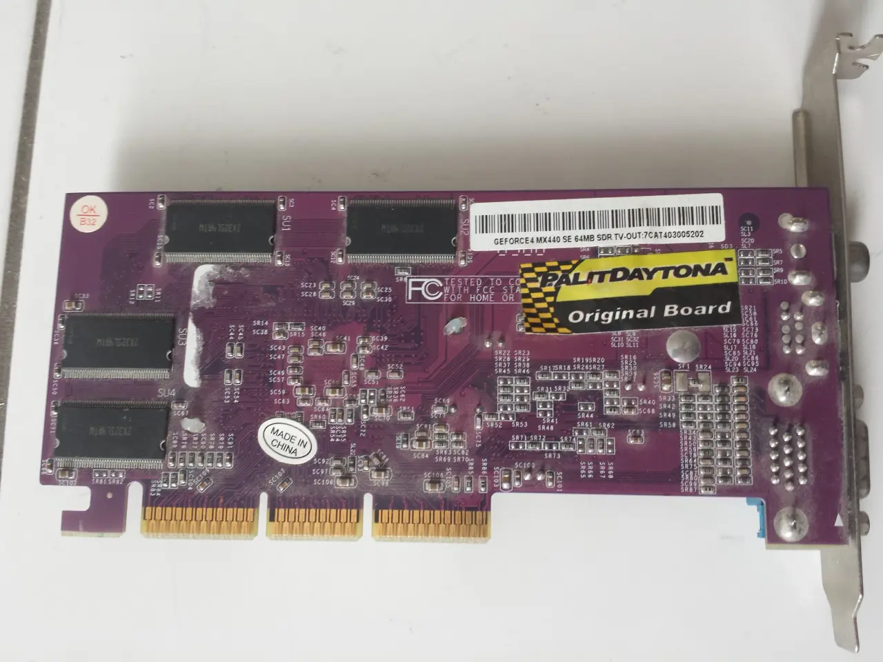 Billede 2 - PalitDaytona, GeForce 4 MX440 SE 64MB