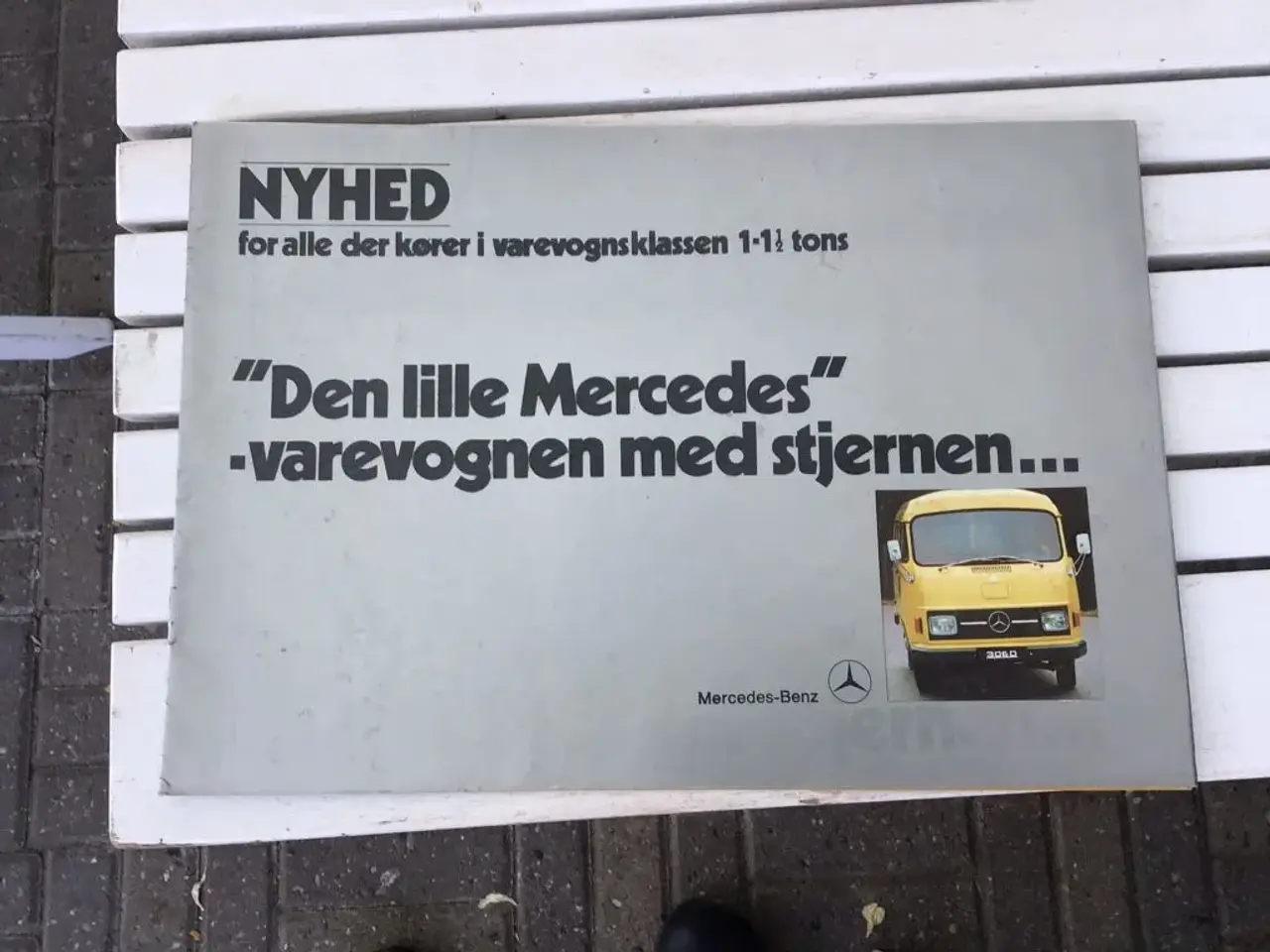 Billede 1 - Mercedes varevogn brochure gammel