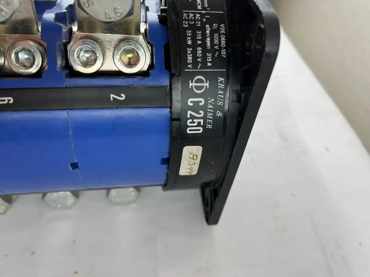 Billede 3 - Kraus Naimer C250 250A Rotary Cam kontakt 3-Pole