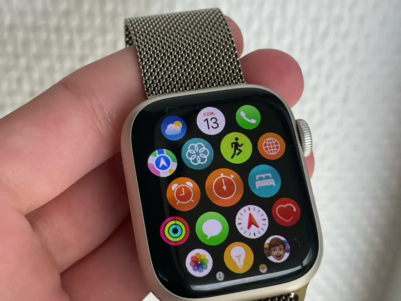 Billede 5 - Apple Watch Series 8 GPS Starlight + original Mila