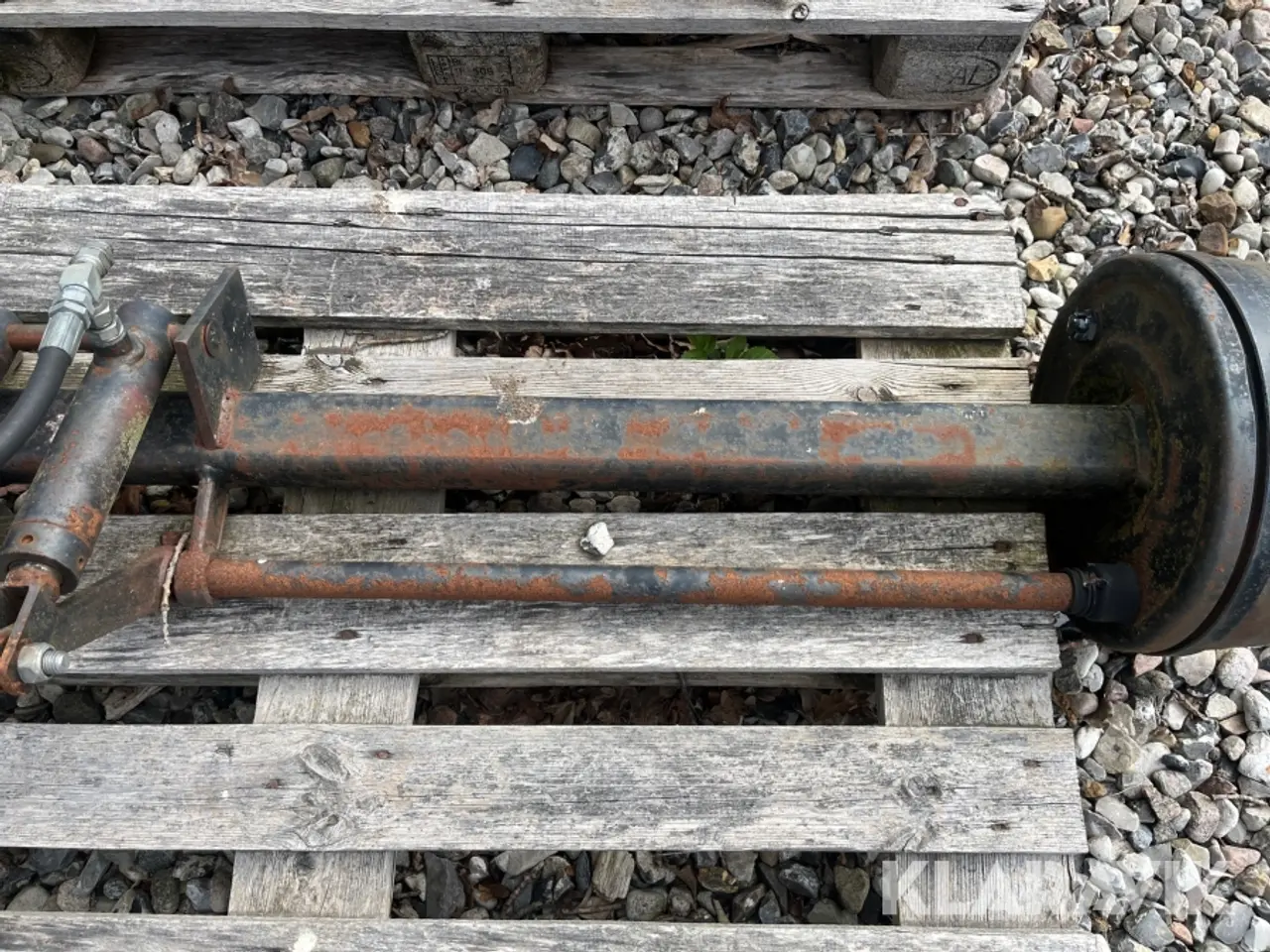Billede 4 - Aksel med bremse FAD Hydraulisk bremse