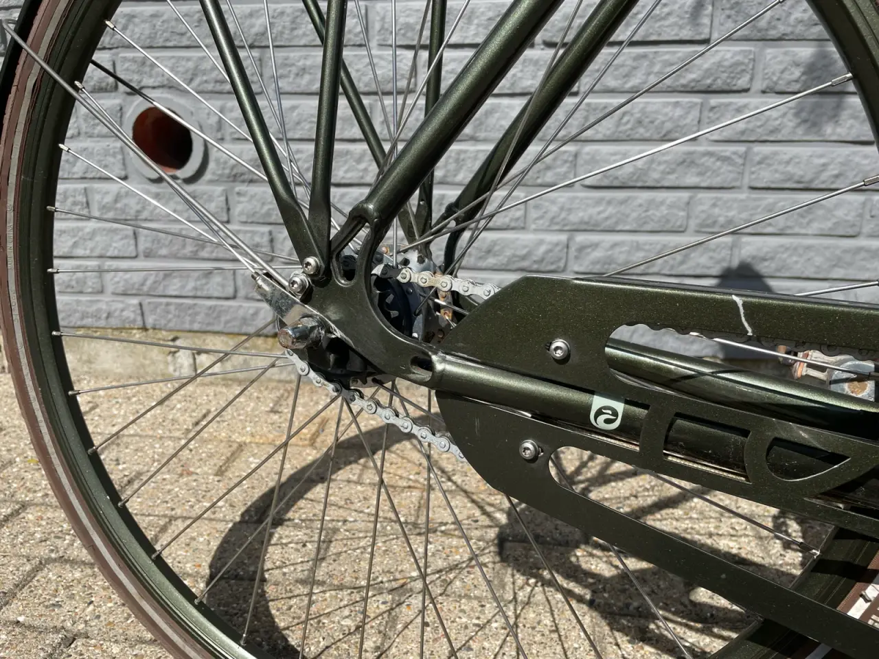 Billede 3 - Grøn retro-perle : Chri Chri cykel fra Batavus