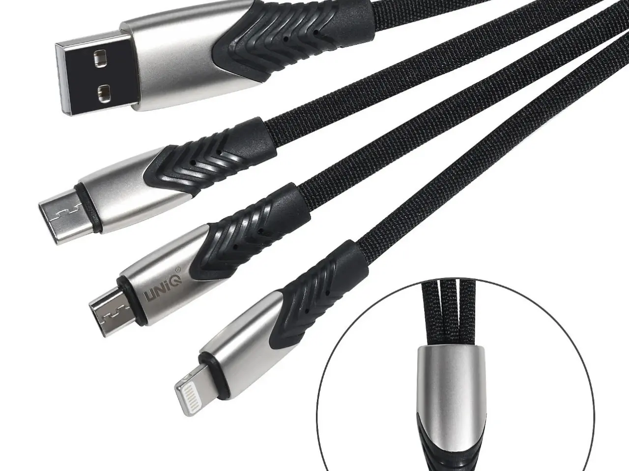 Billede 2 - 3-i-1 USB Kabel (UNIQ)