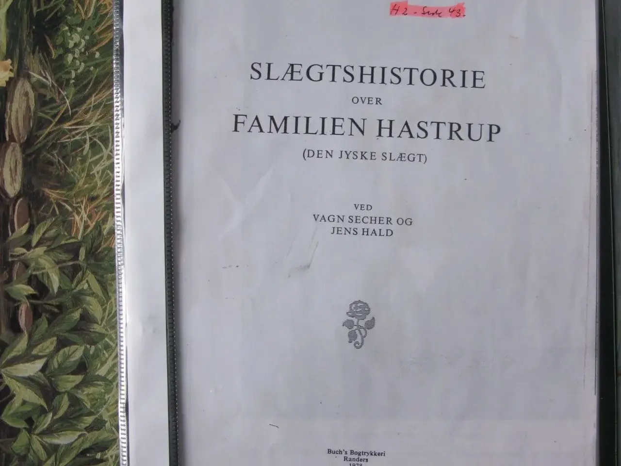 Billede 1 - Familien Hastrup den Jyske slægt