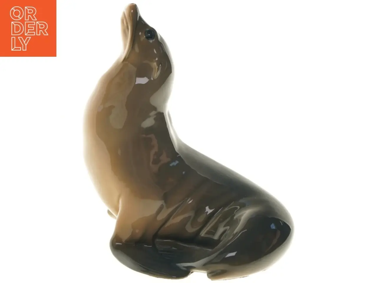 Billede 1 - Porcelænsfigur af sæl fra Royal Copenhagen (str. 29x24 cm)