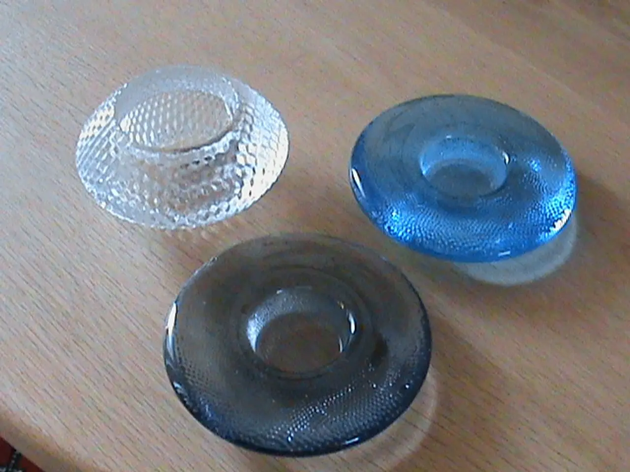 Billede 1 - Holmegård glas lysestage