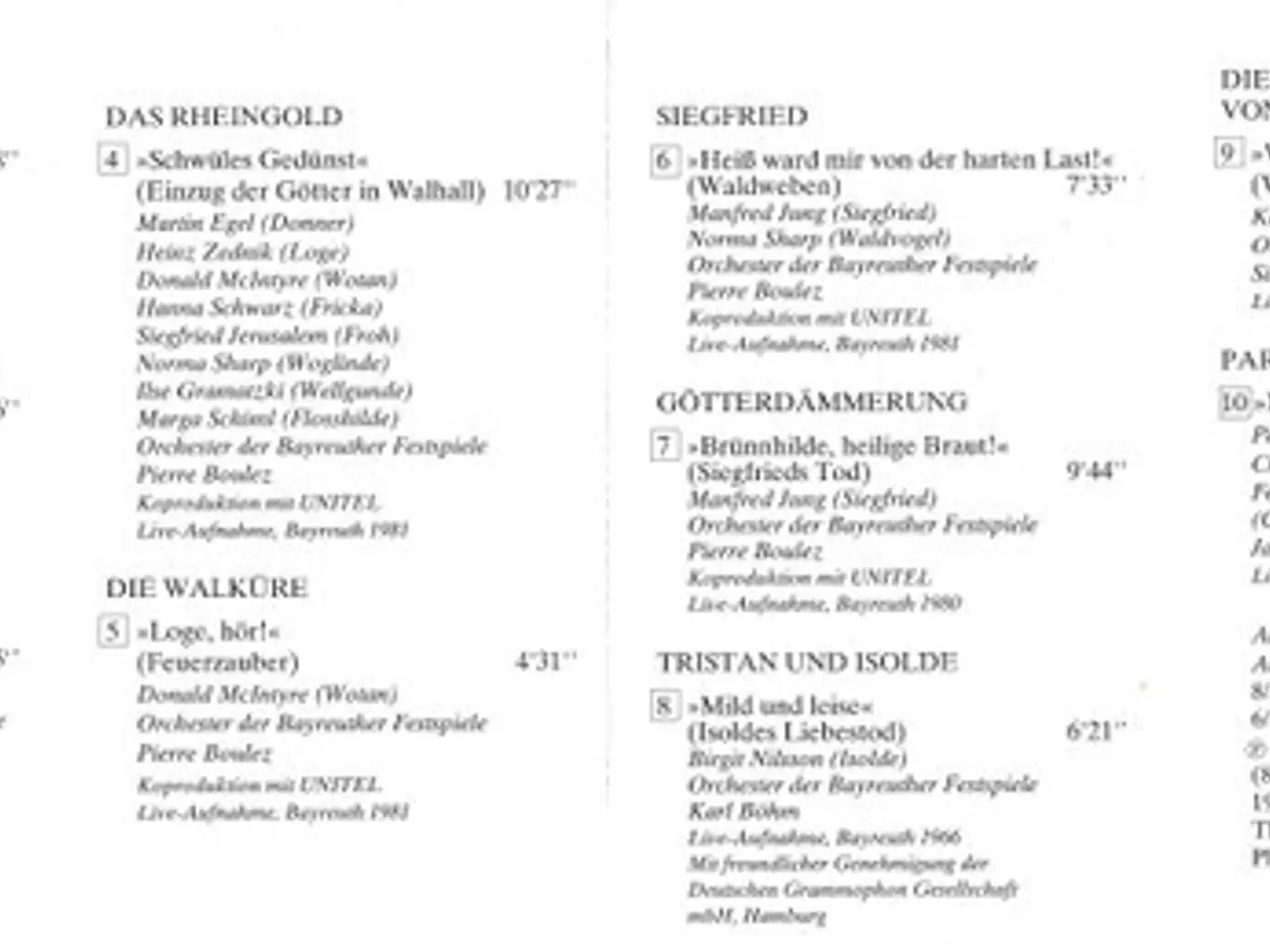 Billede 6 - Richard Wagner – Bayreuther Festspiele – CD