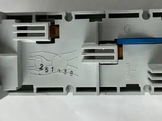 Wöhner 22-0498 samleskinneadapter modul med Leads