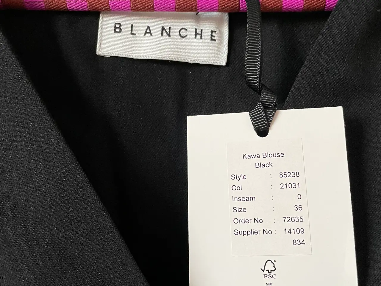 Billede 2 - Blanche bluse sort