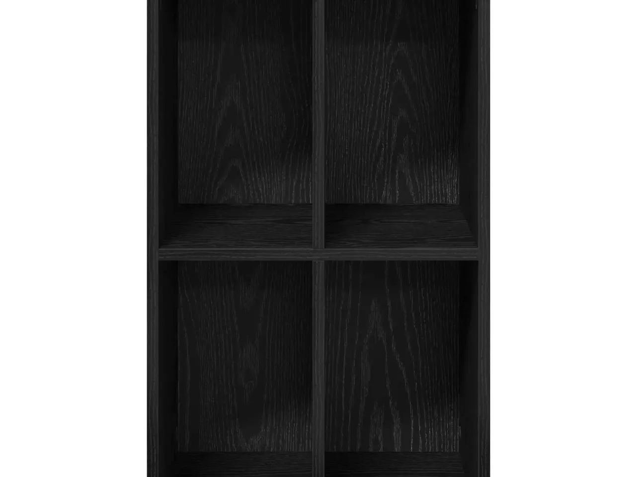 Billede 4 - Pladeskab i sort eg 44,5 x 36,5 x 74,5 cm