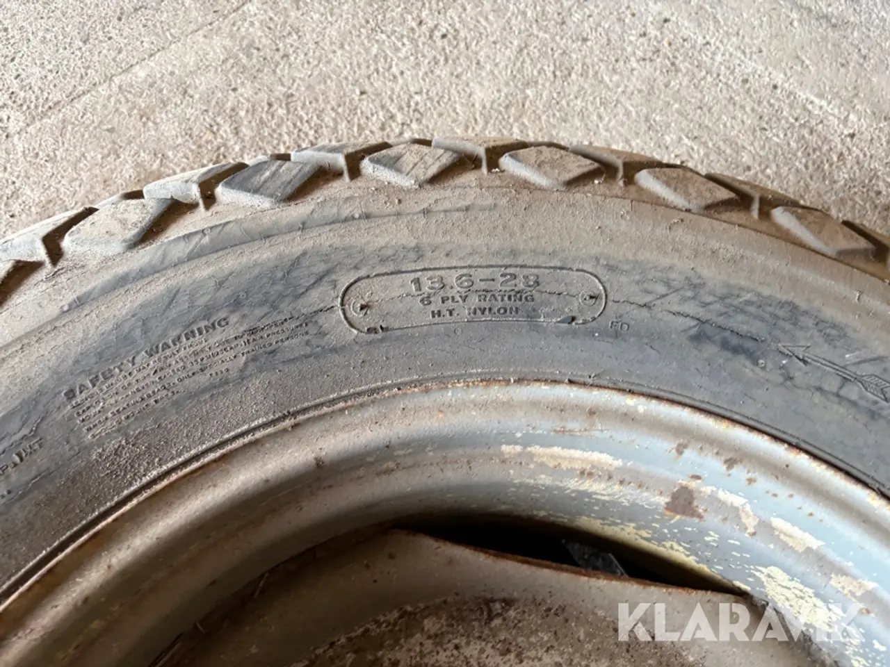 Billede 8 - Landbrugsdæk Bridgestone 13.6-28 1 Styk