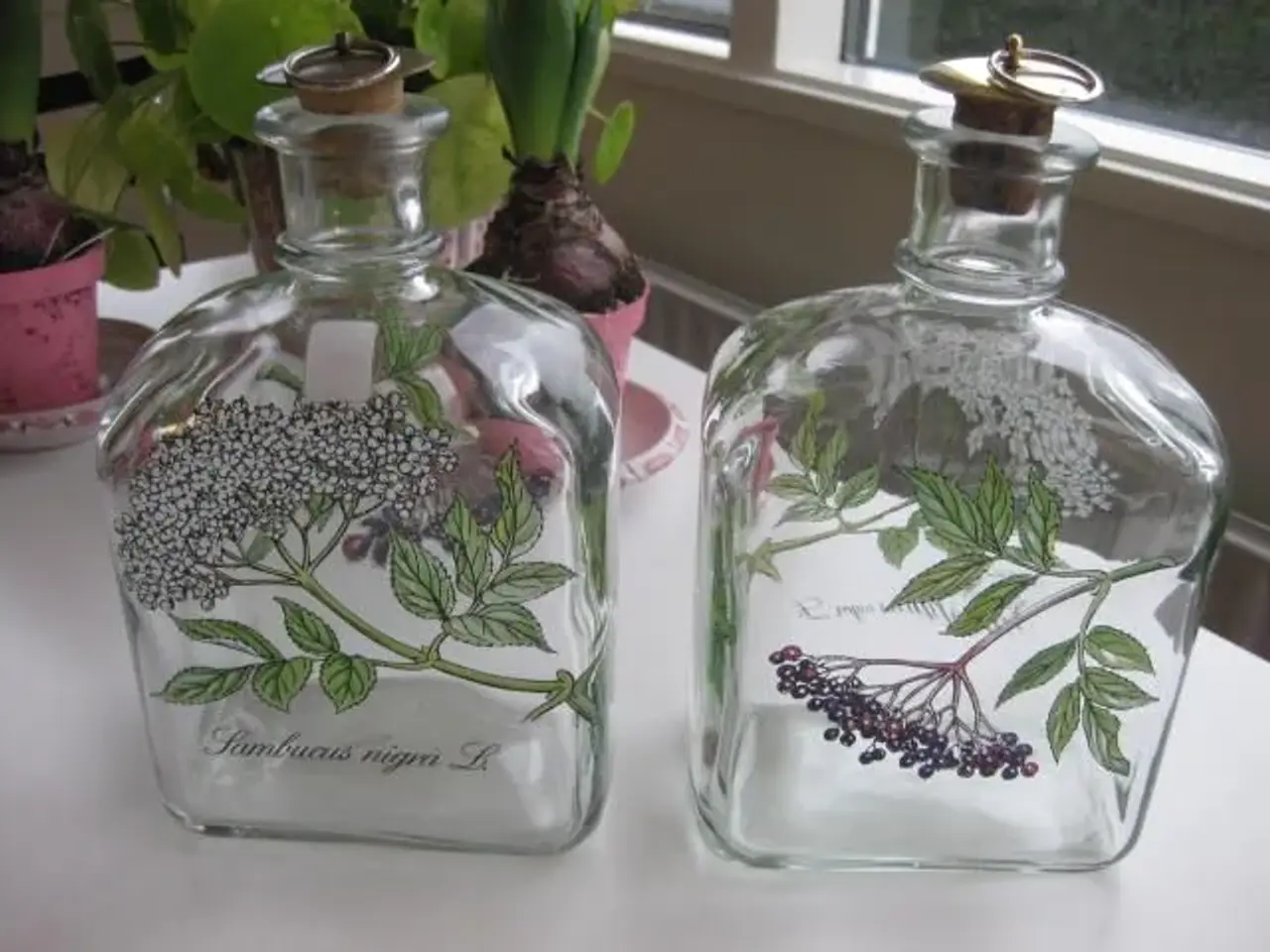 Billede 1 - Hyldebær - karaffel + 2 x glas - Brændevins Amatør