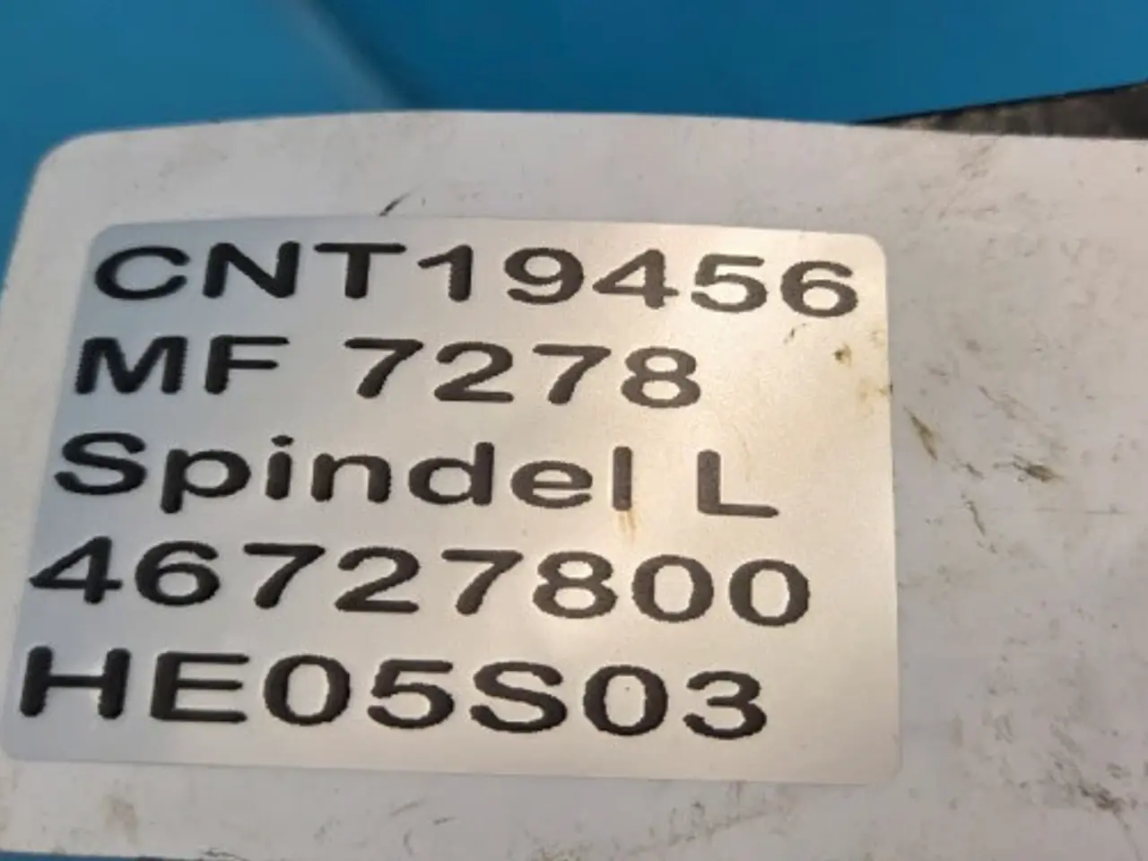Billede 6 - Massey Ferguson 7278 Spindel L.  46727800