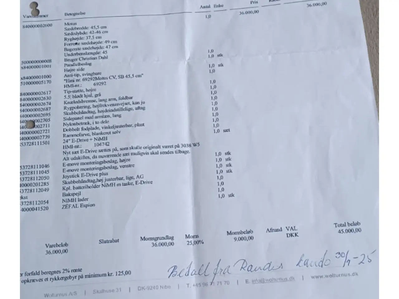 Billede 1 - Elektrisk kørestol