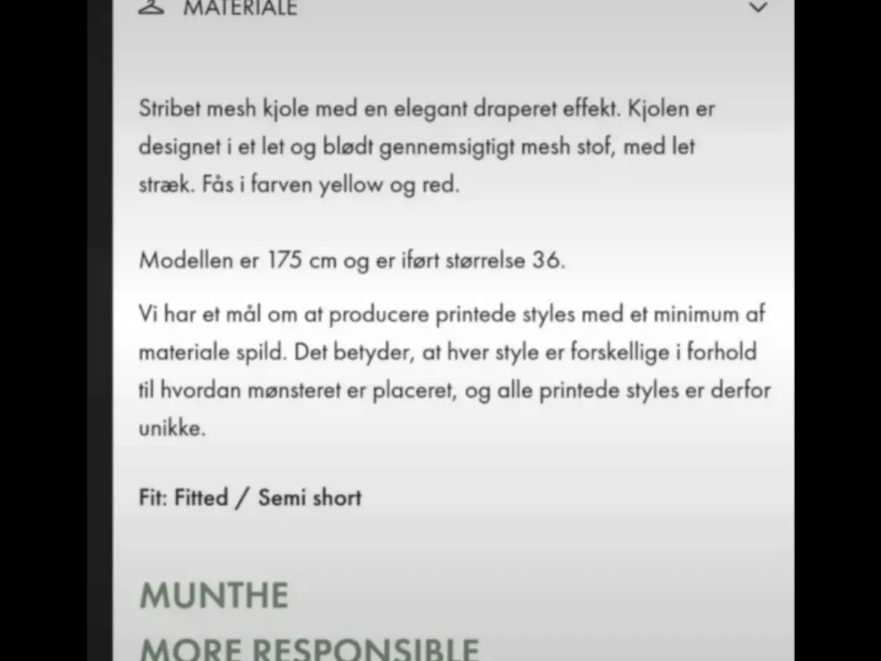Billede 10 - Munthe Madagaskar kjole, red