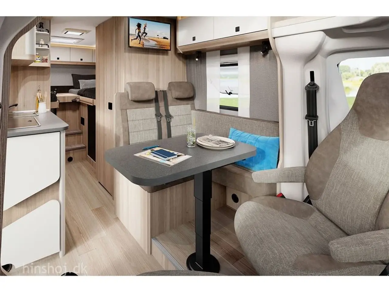 Billede 8 - 2026 - Hobby Ontour C 680 GE Aut   Lækker Autocamper med enkelsenge og automatgear fra Hinshøj Caravan.