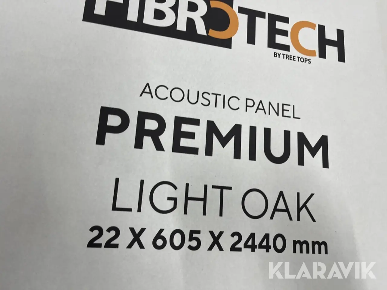 Billede 3 - Akustikpaneler Fibrotech Light Oak 2. sortering 20 Styk
