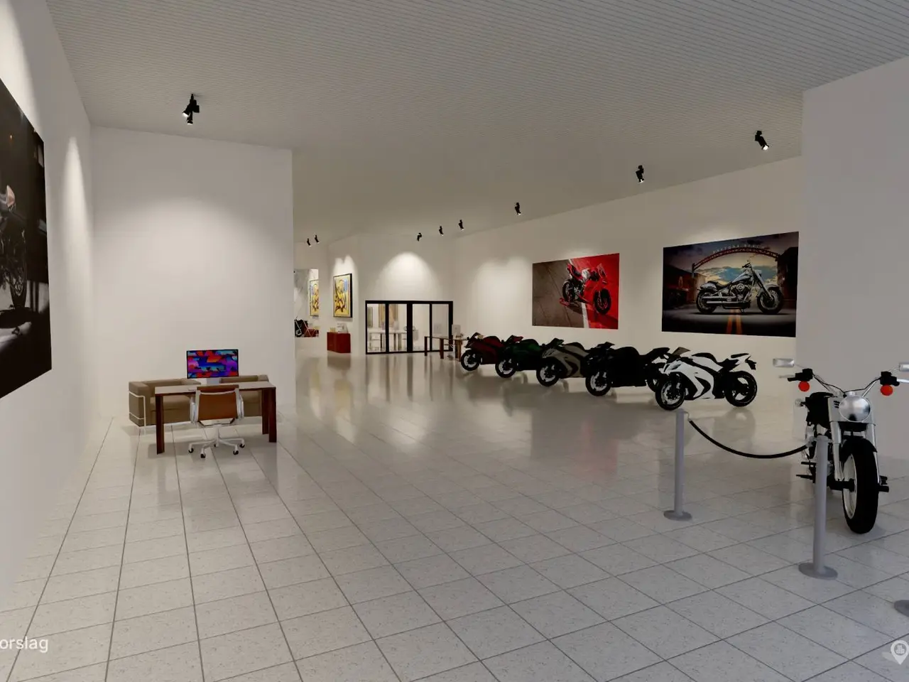 Billede 3 - Showroom/detail på trafikeret Roskildevej