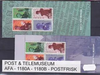 Post & Telemuseum AFA 1180A-1180B Postfrisk
