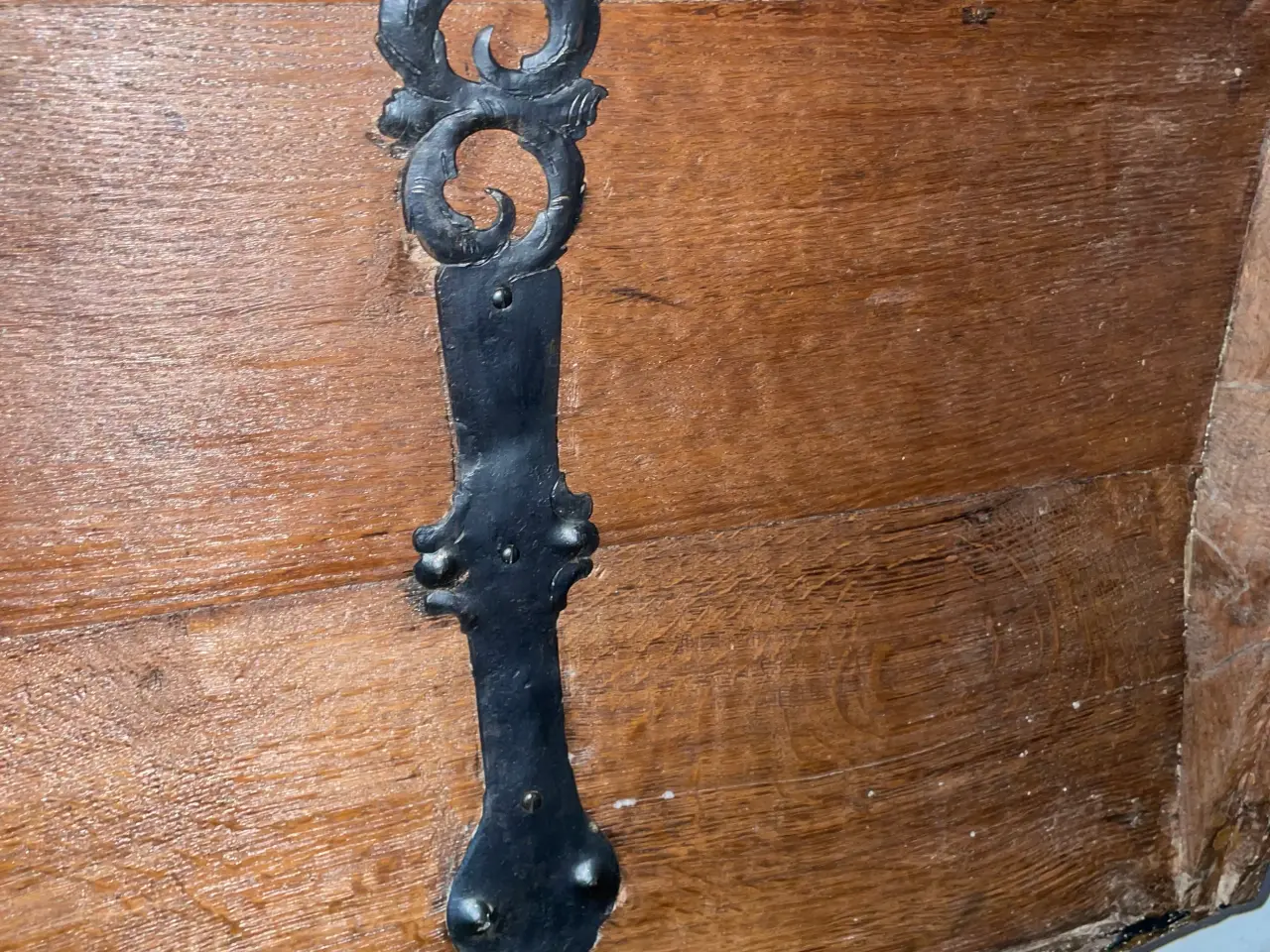 Billede 4 - Egetræskiste i fin stand fra 1742
