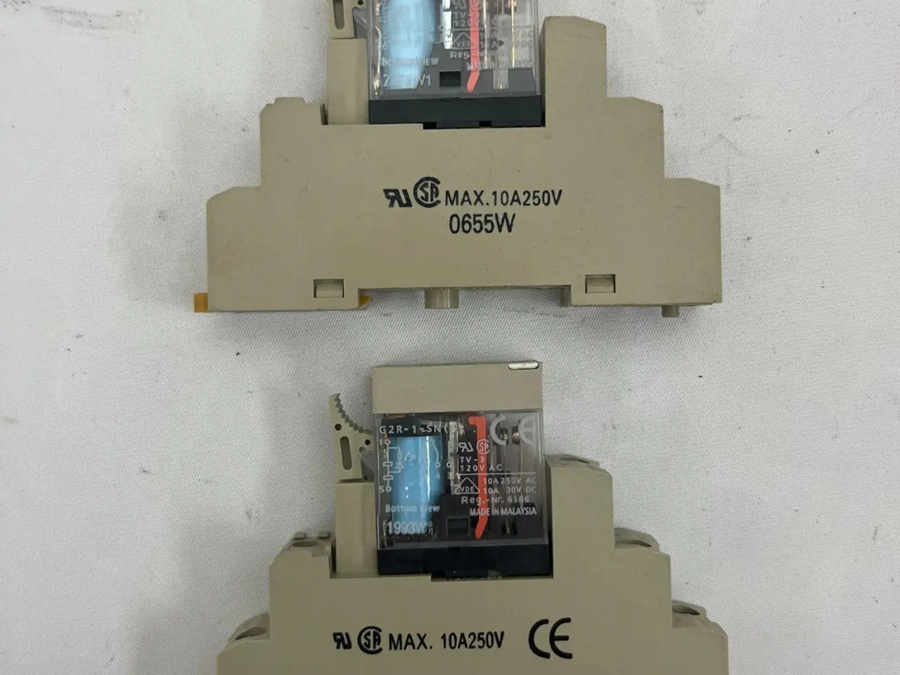Billede 2 - Omron G2R-1-SN 24V DC SPDT relæ parti – 2x