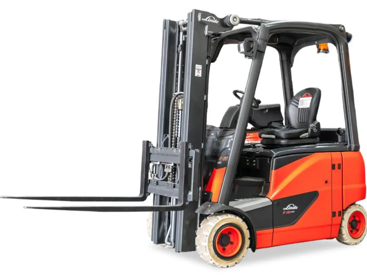Billede 1 - Linde E 20 PL-02 el-gaffeltruck - 2000 kg, 3140 mm, årg. 2016, 4963 timer - brugt