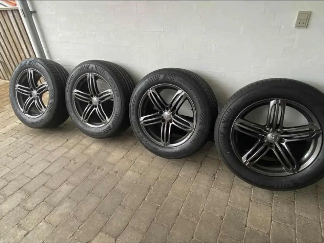 Billede 1 - 19” fælge fra Audi med nye dæk